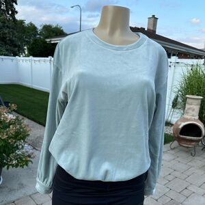 UGG Bateau Neckline Long Sleeve Sweatshirt mist color size S
